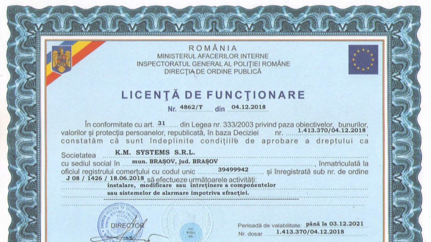 Licență I.G.P.